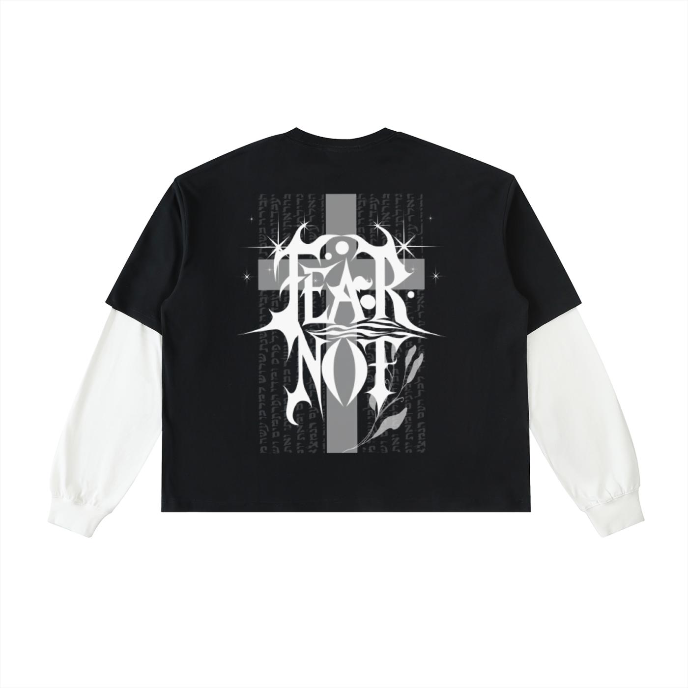 SON-OF-MAN (WHITE ON BLACK) Cotton T-Shirt