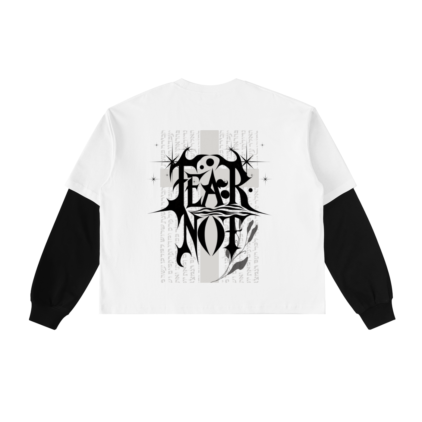 SON-OF-MAN (BLACK ON WHITE) Cotton T-Shirt